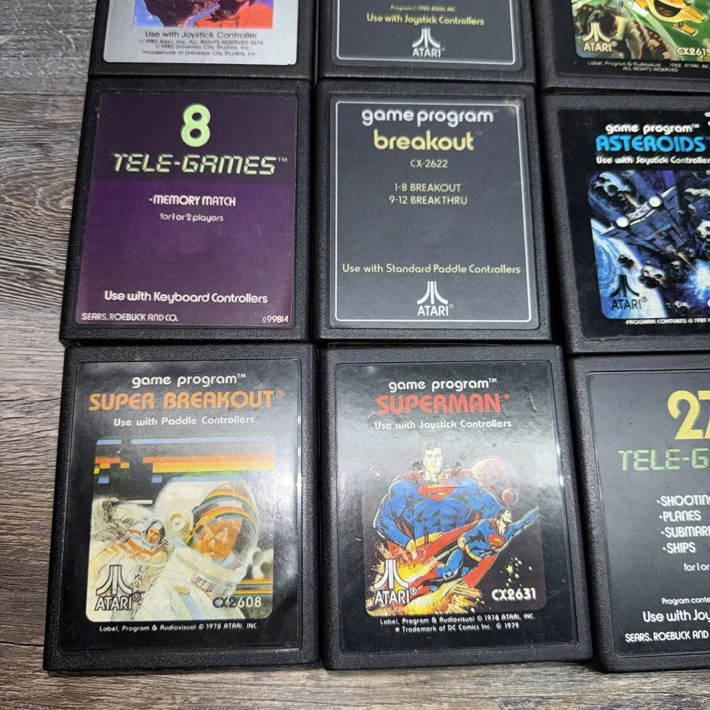 Atari 2600 Game Cartridge Bundle-16 Different Games Included / Untested - Picture 4 of 10